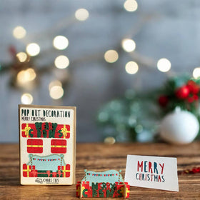 Pop Out Christmas Presents Card