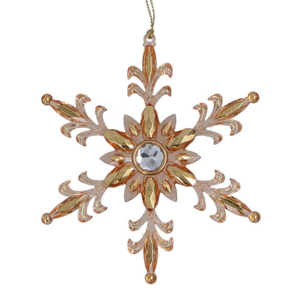 Copper Metallic Colour Snowflake