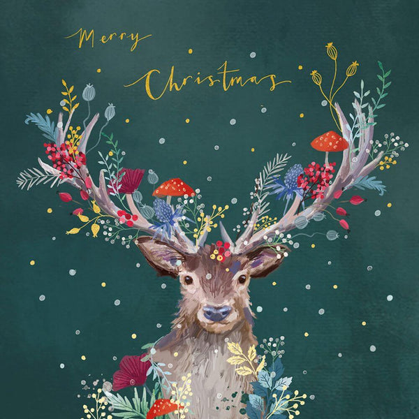 Stag design Christmas Card for 2025