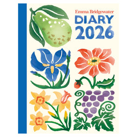 2026 diary from Emma Bridgewater with an image of fruit and flowers on a white background.