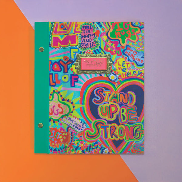 Arthouse Unlimited A5 Hardback Journal - Full Of Joy