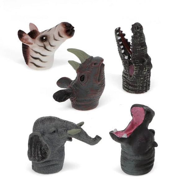 Safari Animal Finger Puppets (set of 5)