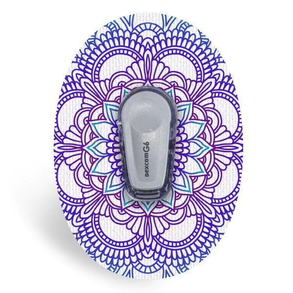 Blue Mandala Dexcom G6/ONE CGM patch