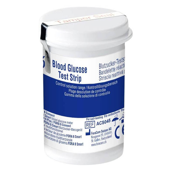 FORA 6 Blood Glucose Test Strip (50)