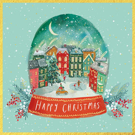 Christmas Village Globe