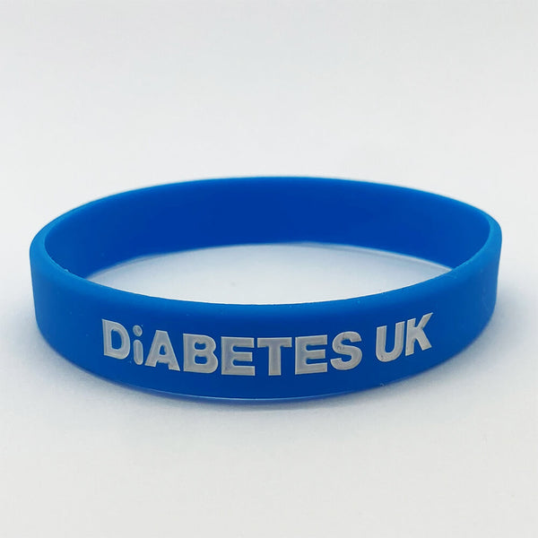 Type 2 Diabetes Wristband - Cyan Blue