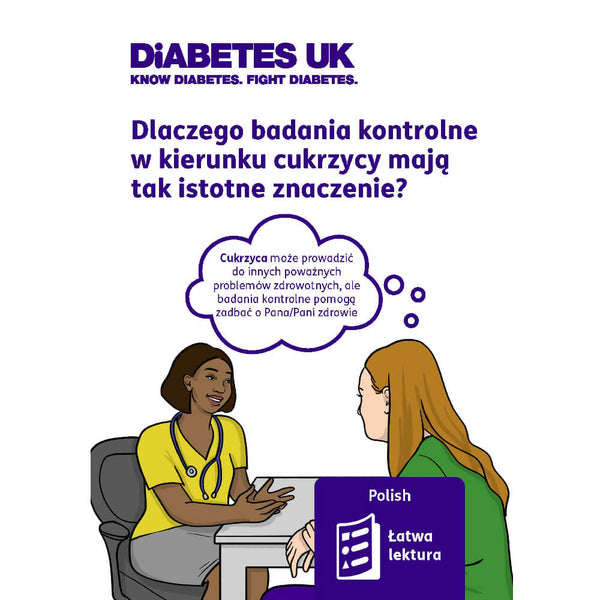 Why Diabetes Check-ups Matter - Easy Read