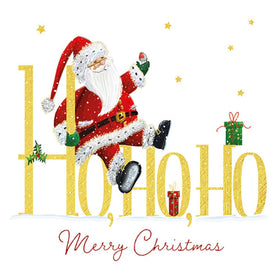 Santa Ho Ho Ho Christmas Card 20225