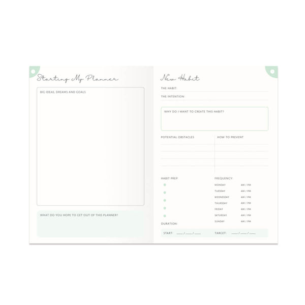 Happy Habits Productivity Journal