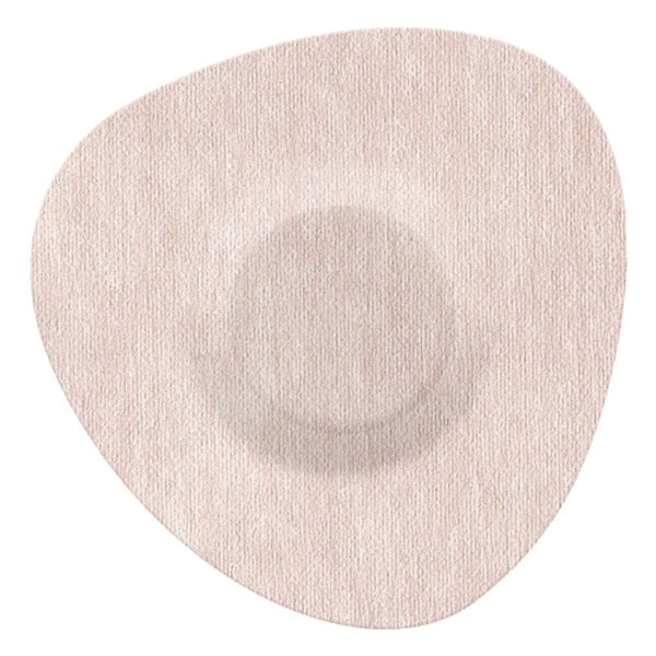 Beige fabric swatch on a white background