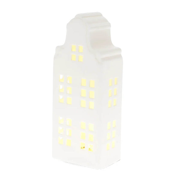 Matt Ceramic LED Decoration - Large House