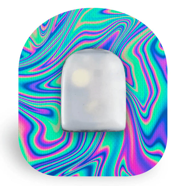 Omnipod pump patch in Holographic design