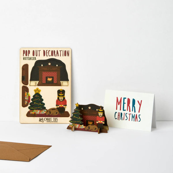 Nutcracker Pop Out Christmas Card
