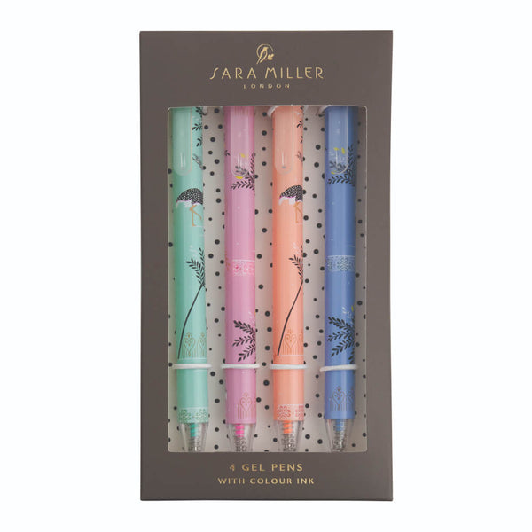 Sara Miller Savannah Set of 4 Gel Pens