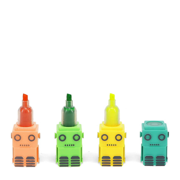 Stackable Highlighters Set - Robot