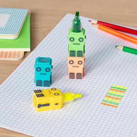 Stackable Highlighters Set - Robot
