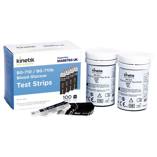Test Strips (100) for BG-710 & BG-710b (VAT Relief)