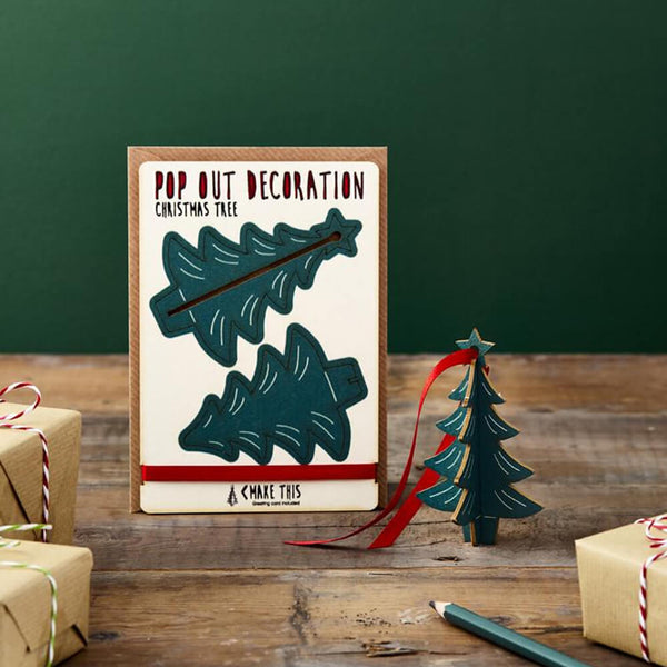 Pop Out Christmas Tree Card