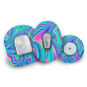 Three CGM patches in Holographic design