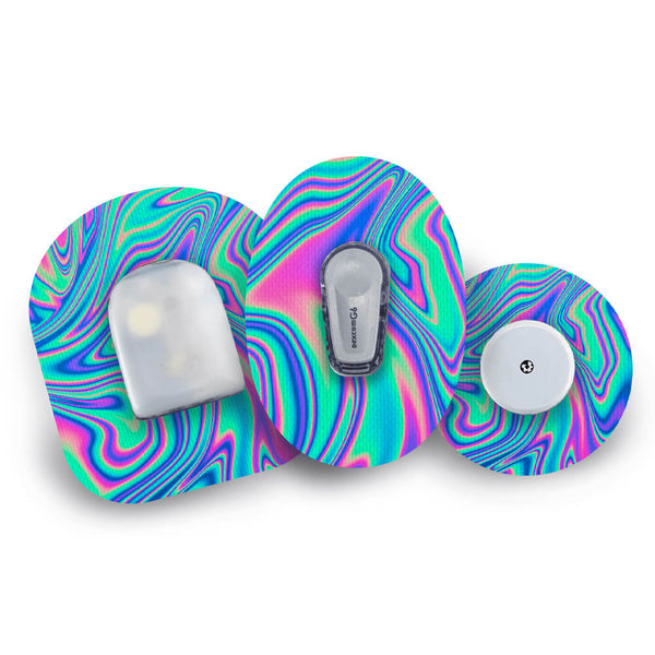 Three CGM patches in Holographic design