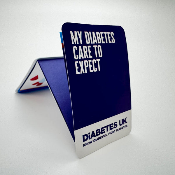 Care to Expect business card Z fold leaflet-Type 2