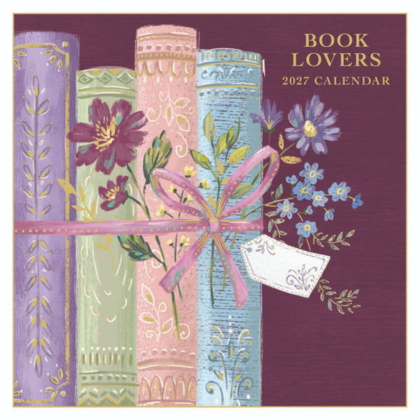 Book Lovers Wall Calendar 2027