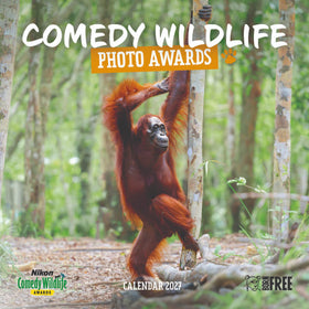 Comedy Wildlife Photo Awards Wall Calendar 2027 featuring humorous wildlife photography.