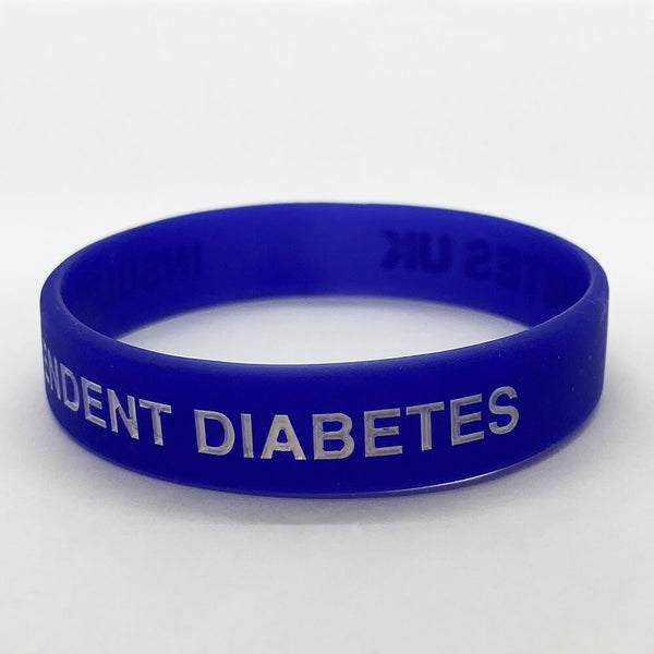 Insulin Dependent Diabetes Wristband - Dark Blue
