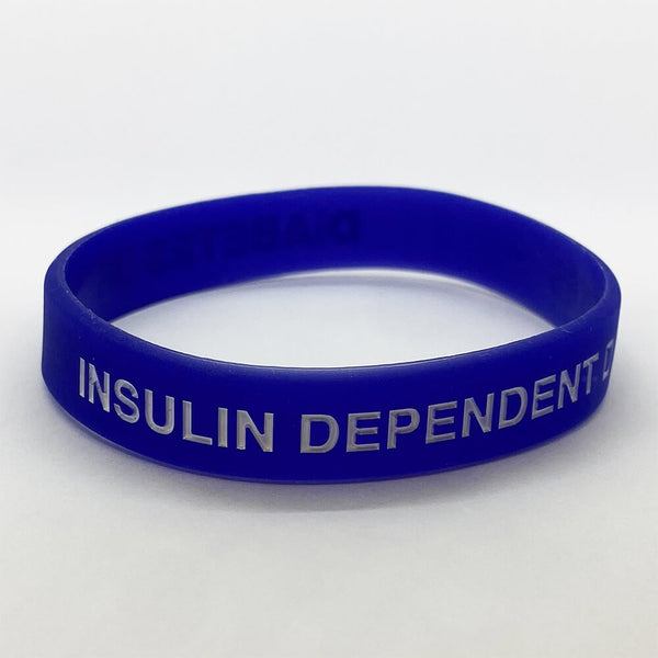 Insulin Dependent Diabetes Wristband - Dark Blue