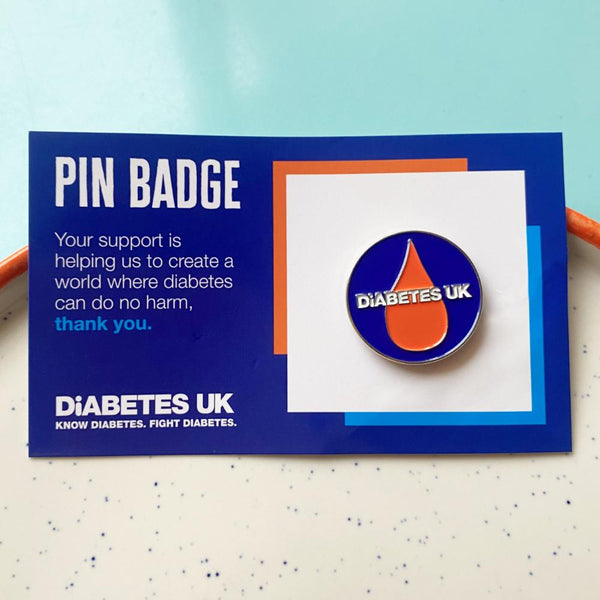 Droplet Diabetes UK Round Badge