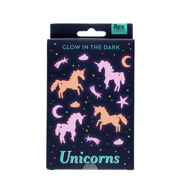 Glow in the Dark Unicorn Stick-On Shapes