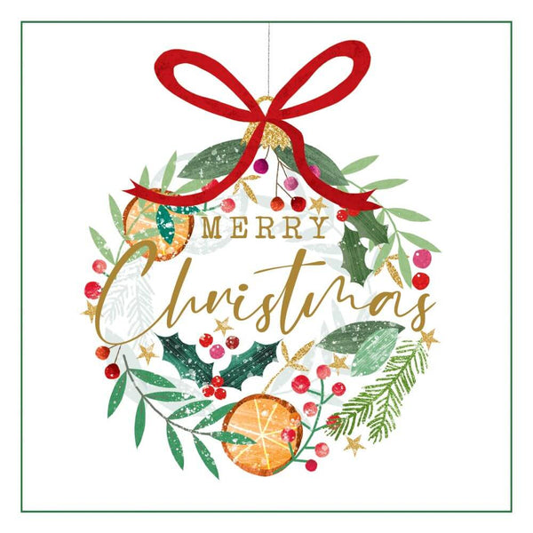 Festive Bauble and Wreath Twin Pack