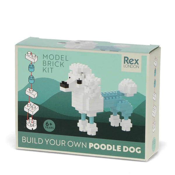Poodle Dog Model Brick Kit
