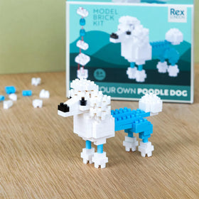Poodle Dog Model Brick Kit