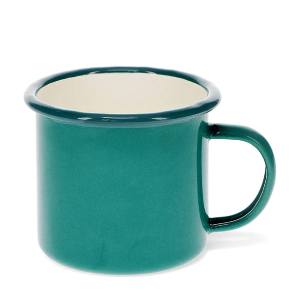 Teal Enamel Mug