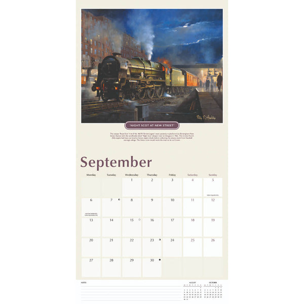 Romance of Steam Wall Calendar 2027