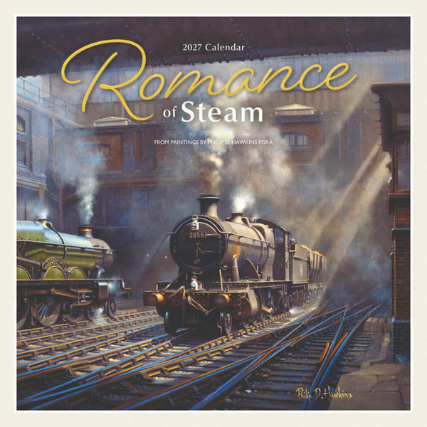 Romance of Steam Wall Calendar 2027