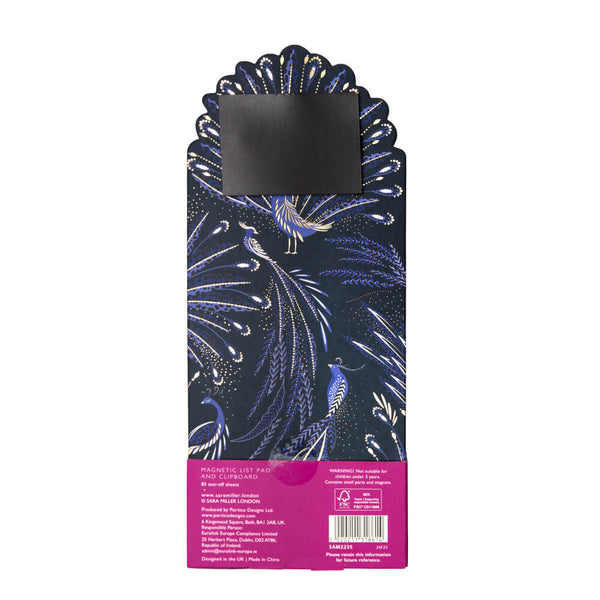 Sara Miller Anniversary Magnetic List Pad & Clipboard