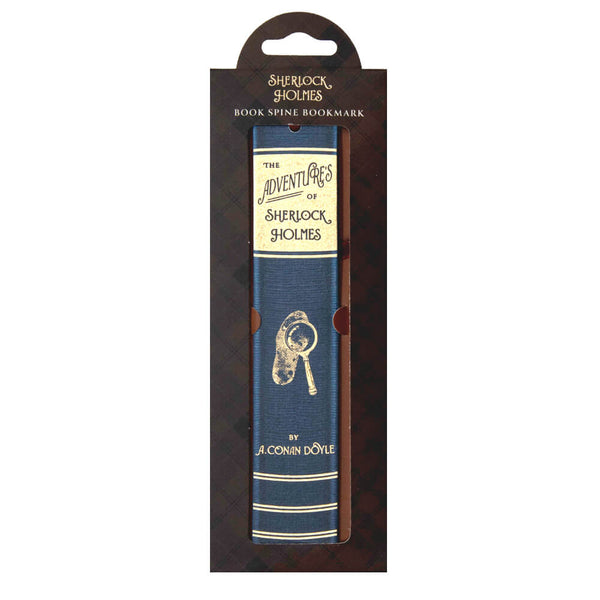 Sherlock Holmes book spine bookmark packaging on a white background