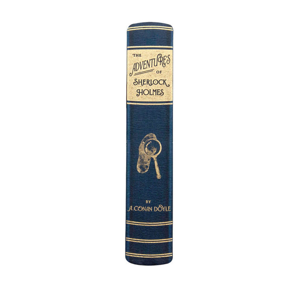Sherlock Holmes book spine bookmark on a white background