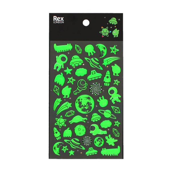 Glow in the Dark Space 3D Stickers
