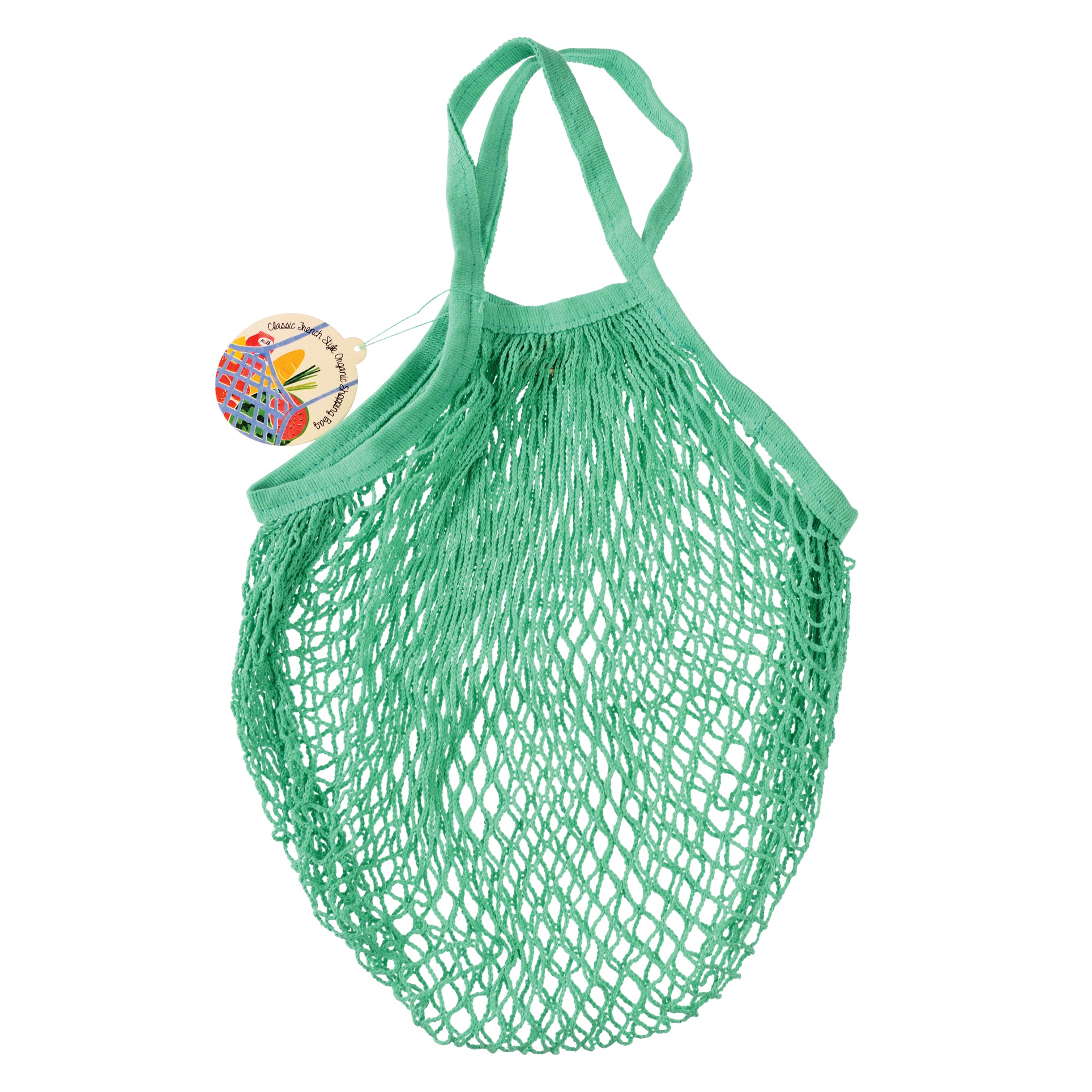 Green organic string shopping bag Diabetes UK Shop