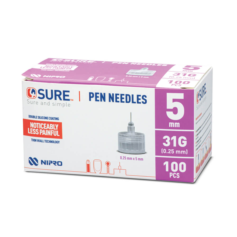 4SURE pen needles 31G | Diabetes UK Shop