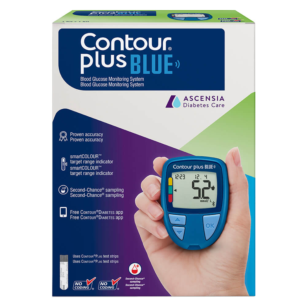 Contor Meter Kit Contour Plus Blue Meter Kit | Diabetes UK Shop