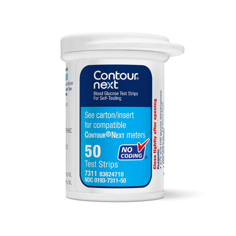 Contour Next Test Strip 50 VAT Relief - Diabetes UK Shop