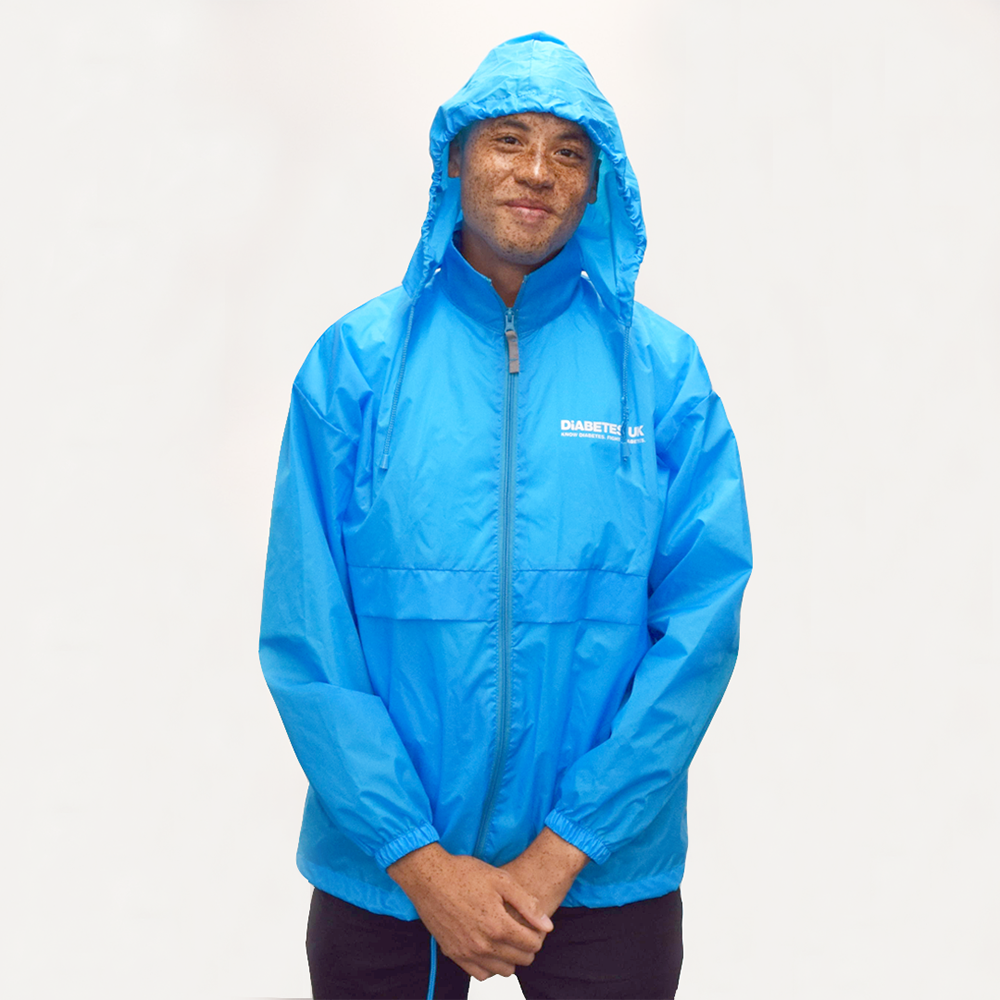 Light blue 2025 hooded jacket