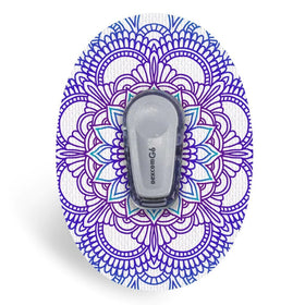 Blue Mandala Patch Dexcom G6/One