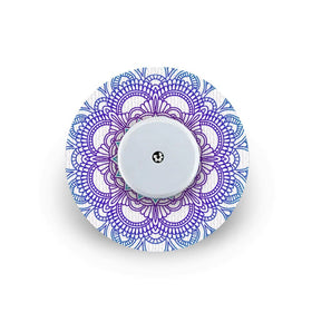 Blue Mandala Patch Freestyle Libre 2 - 10 Pack