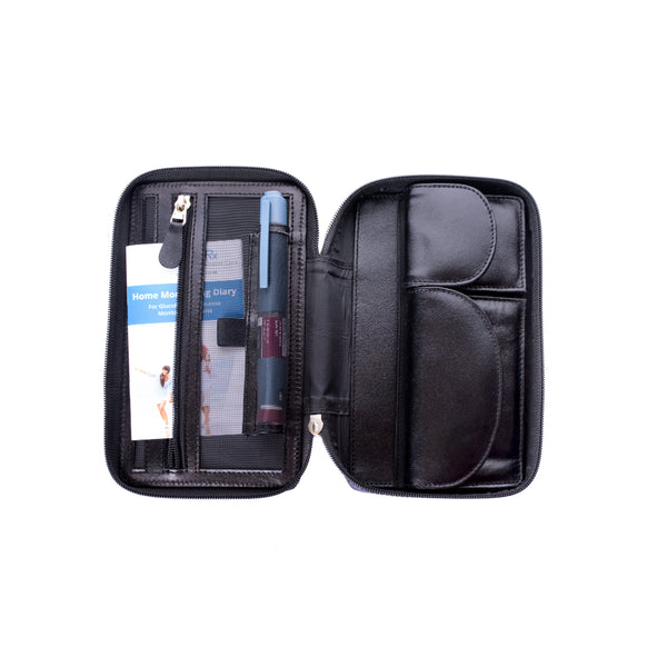 Desang Slim Kitbag - Black Leather