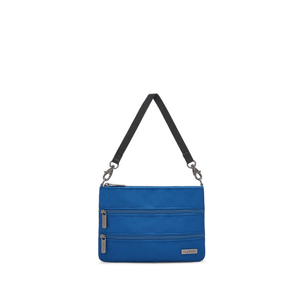 Manny Triple Zip Bag Blue
